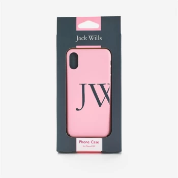 Image of Jack Wills iPhone X Case - Pink
