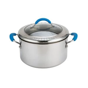 image of Joe Wicks Stainless Steel Stockpot - 24cm