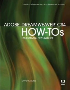Image of Adobe Dreamweaver Cs4 How-Tos by David Karlins Book