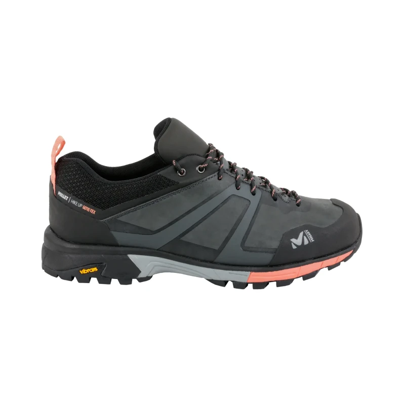 Image of Womens walking shoes Millet Leather Hike UP GTX Marron Female 38