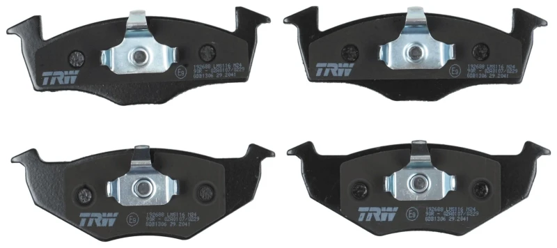 Image of RIDEX 402B0748 Brake pad set Front Axle, with acoustic wear warning Brake Pad Set,disc brake (402)