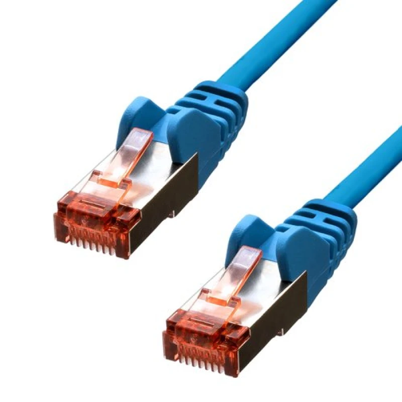 Image of ProXtend CAT6 F/UTP CCA PVC Ethernet Cable Blue 20cm