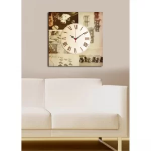 image of 4545CS-47 Multicolor Decorative Canvas Wall Clock