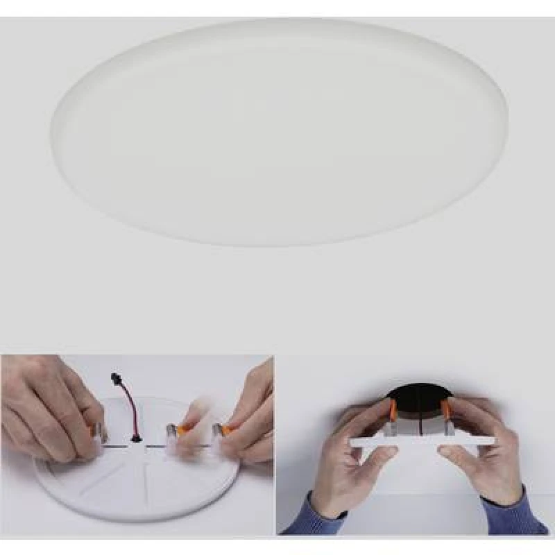 Image of Paulmann Paulmann 92392 EB Panel Veluna VariFit LED recessed light 17.50 W Satin 92392