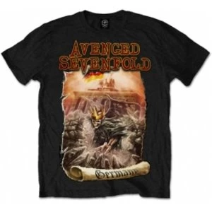 Image of Avenged Sevenfold Germany Mens Black T Shirt: X Large