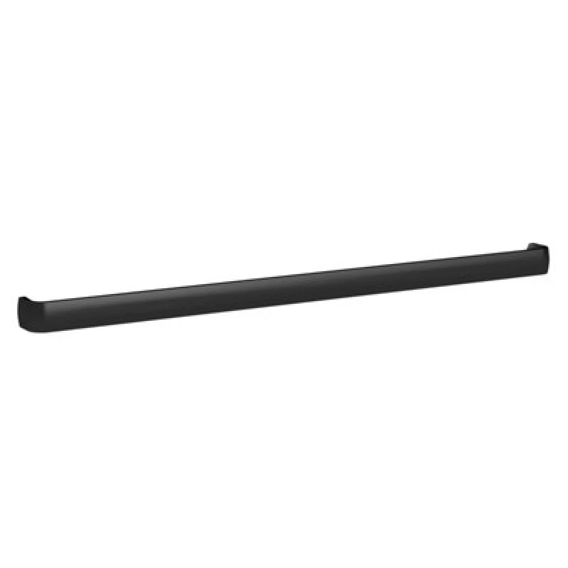 Image of Hudson Reed D Shape Handle, Stainless Steel Built Contemporary Cabinet Furniture Handle In Matt Black, 328mm