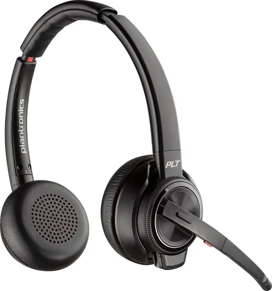 Image of POLY Savi 8220-M Headset Wireless Head-band Office/Call center Black