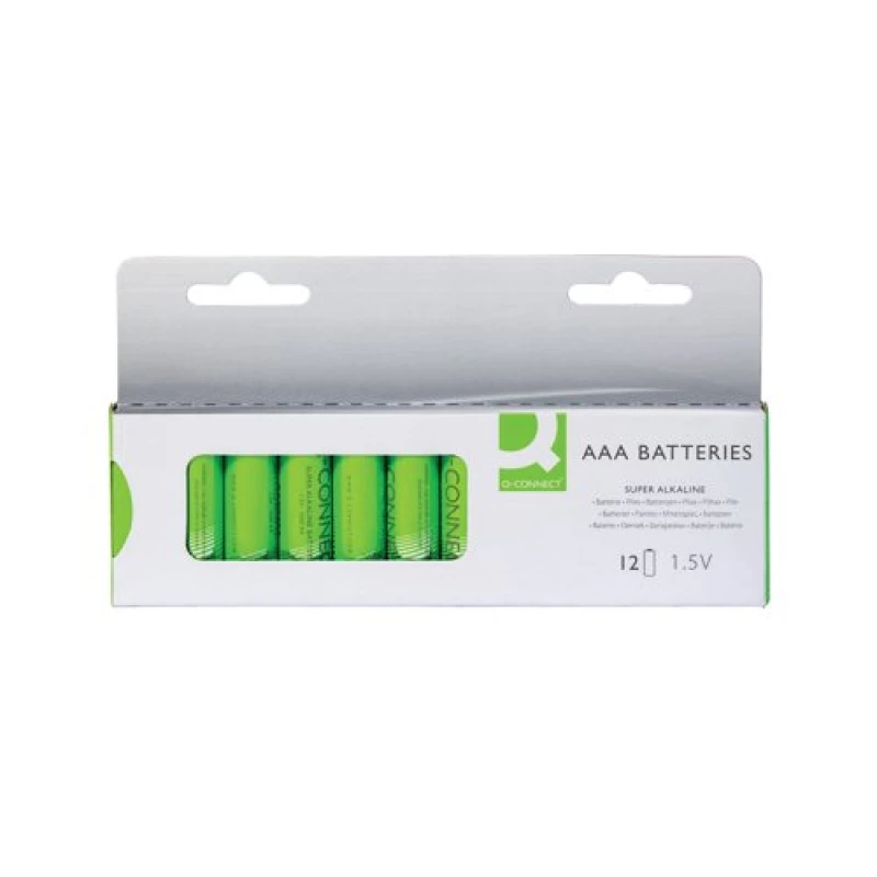 Image of Q - Connect AAA Alkaline Batteries (Pack of 12) KF14342