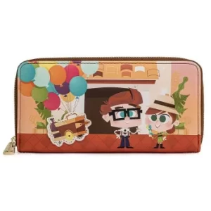 Image of Loungefly Pixar Up Working Buddies Zip Around Wallet