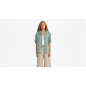 Levis Alfie Shirt Houndstooth Geo Ed - Green