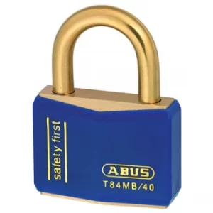 image of ABUS 22717 T84MB/40mm Blue Rustproof Padlock