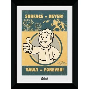 Image of Fallout Vault Forever 50 x 70cm Collector Print