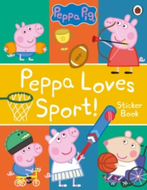 Image of Peppa Pig Peppa Pig: Peppa Loves Sport! Sticker Book Multi unisex