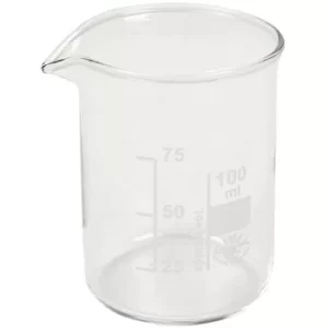 image of Simax Low Form Beakers 100ml Pack 10