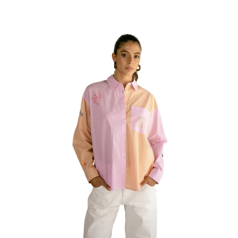 Image of Freeman T Porter Woman's shirt Freeman T Porter Cholina Vibe Rose Female XS