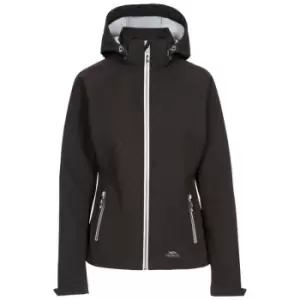 Image of Trespass Womens/Ladies Nelly Soft Shell Jacket (XS) (Black)