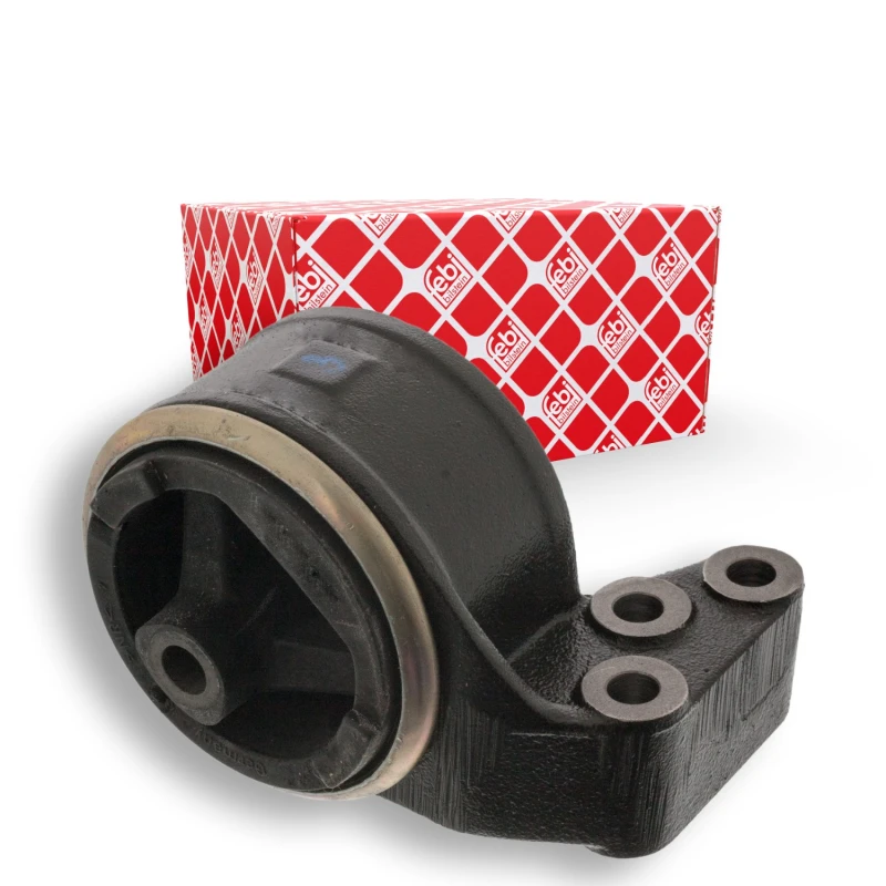 Image of FEBI BILSTEIN 14859 Engine mount Right Front, Hydro Mount Elastomer Engine Mounting (247)