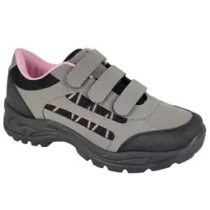 image of Rdek Womens/Ladies Speyside Walking Shoes (3 UK) (Grey/Pink)