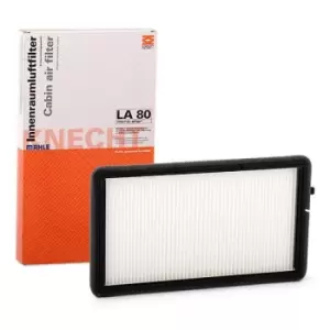 Image of MAHLE Original Pollen filter LA 80 Filter, interior air,Cabin filter BMW,ALPINA,3 Limousine (E36),3 Coupe (E36),3 Compact (E36),3 Cabrio (E36)