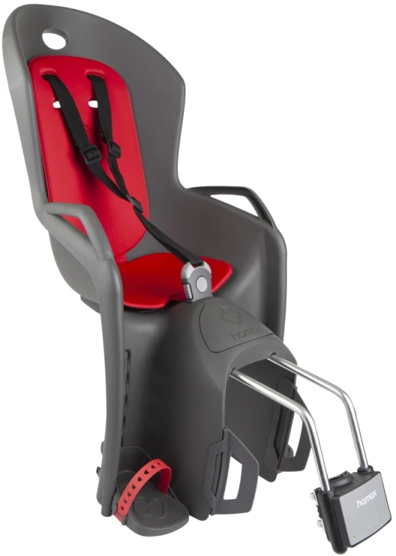 Image of Hamax Amiga Child Seat Frame Fit NO SIZE DARK GREY/RED - Cycles UK