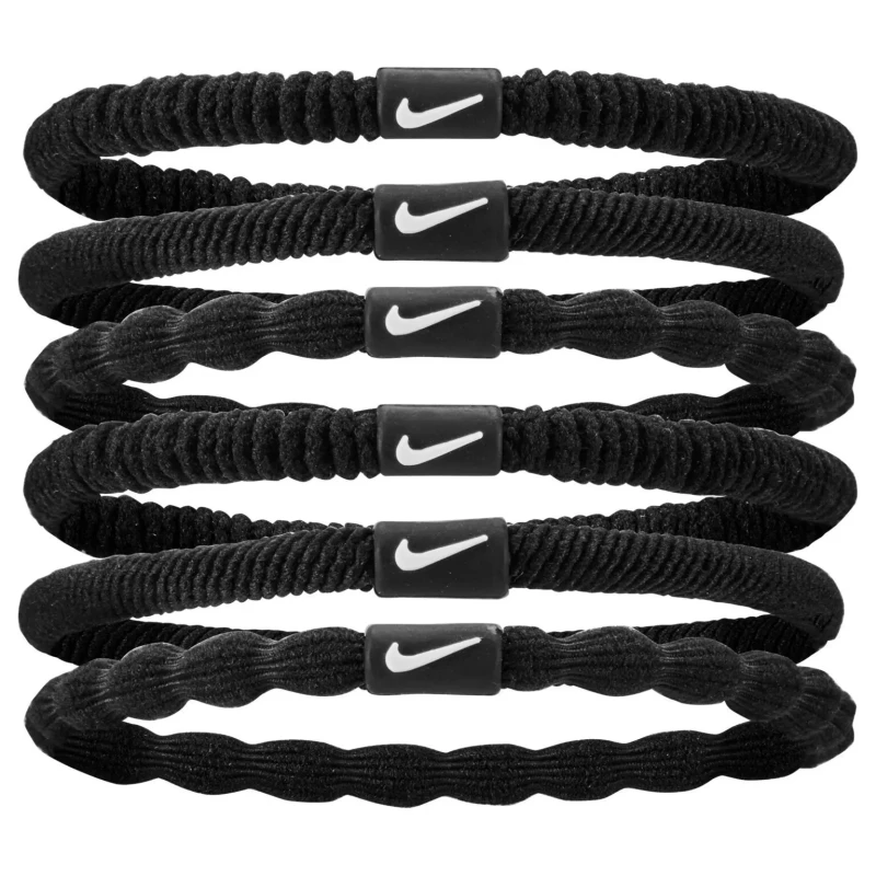Image of Nike Flex Hair Ties 6pk - Black One Size