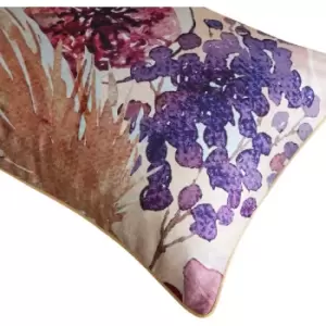 Image of Paoletti Saffa Floral Housewife Pillowcase (Pack of 2) (One Size) (Multicoloured) - Multicoloured