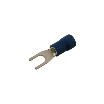 Image of Connect - Wiring ors - Blue - Fork - 6.4mm - Pack Of 100 - 30192