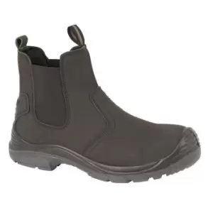 Image of Grafters Steel Toe Safety Dealer Boots (9 UK) (Black)