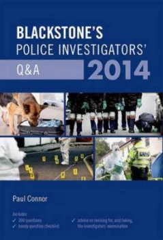 Image of Blackstones Police Investigators Q and A 2014 by Paul Connor Paperback