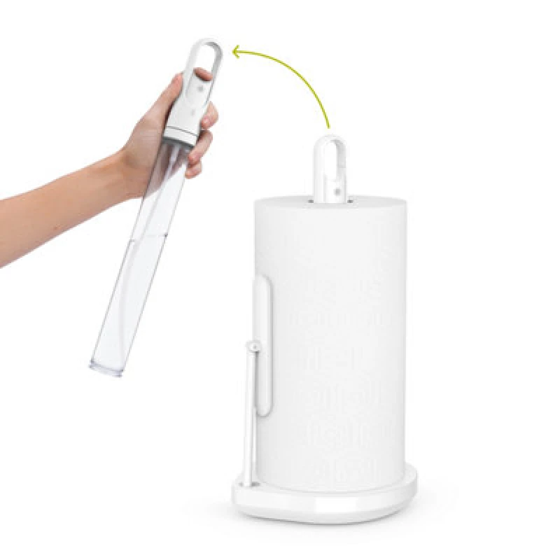 Image of SIMPLEHUMAN KT1199 Paper Towel Pump - White 838810026190