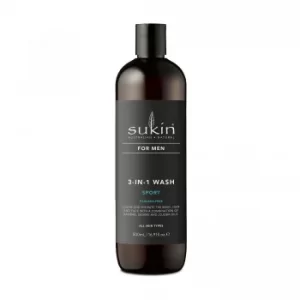 image of Sukin 3-in-1 Sport Body Wash For Him 500ml