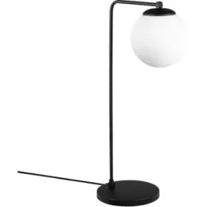 Image of Cristal Model 12 Deco Globe Table Lamp Black