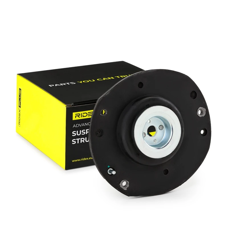 Image of RIDEX PLUS 1180S0413P Top strut mount Front Axle Right, with ball bearing Elastomer Suspension Strut Support Bearing (1180)