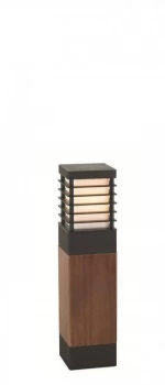 Image of Outdoor Medium Wooden Bollard, E27