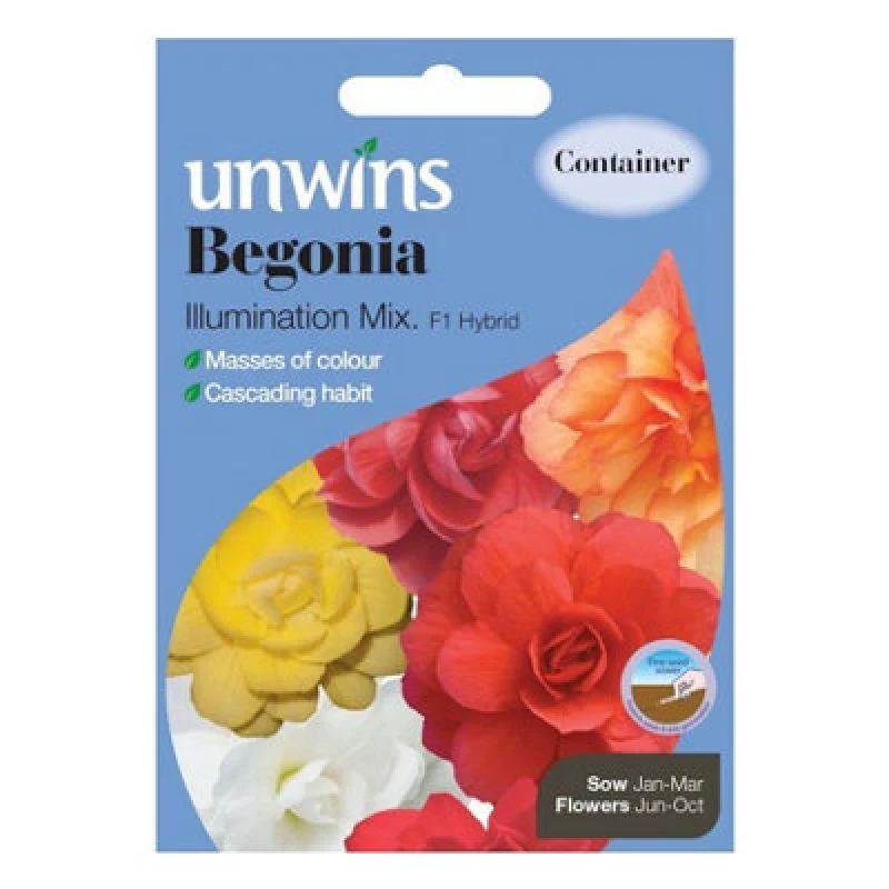 Image of Unwins Begonia Illuminations Mix