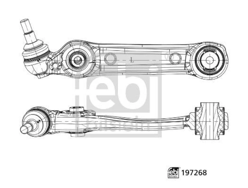 Image of Suspension arm FEBI BILSTEIN 197268