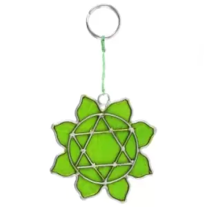 image of Heart Chakra Mini Symbol Suncatcher