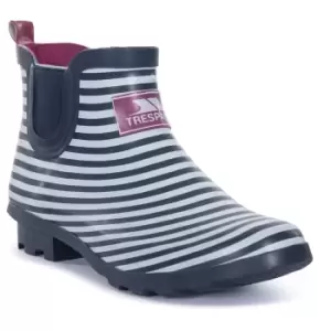 Image of Trespass Womens/Ladies Bex Ankle Welly (4 UK) (Navy Stripe)