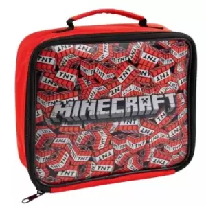 image of Minecraft TNT Lunch Bag (One Size) (Red/Black/White)