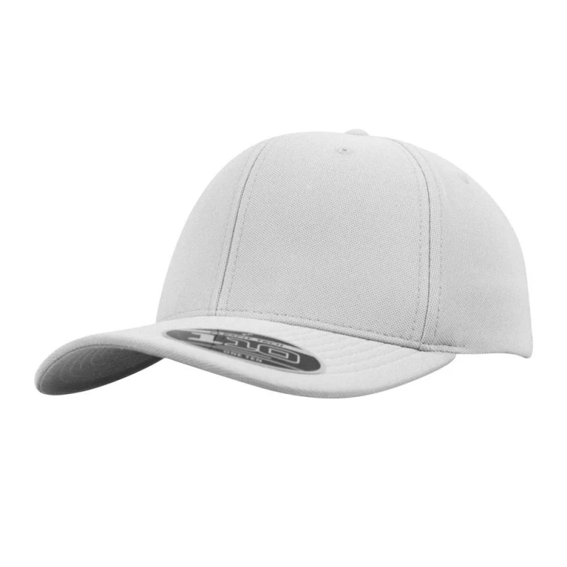 Image of Flexfit Mens 110 Cool & Dry Mini Pique Cap in Silver Silver Male One Size