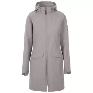 Image of Trespass Womens/Ladies Maria Soft Shell Jacket (M) (Pale Grey Marl)