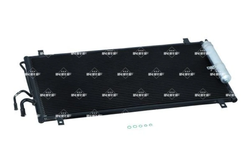 Image of NRF 35624 Condenser EASY FIT with dryer, with gaskets/seals Aluminium Condenser,air conditioning (448)