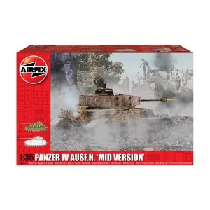 Image of Panzer IV Ausf.H Mid Version 1:35 Tank Air Fix Model Kit