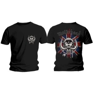 image of Motorhead - British Warpig & Logo Unisex Small T-Shirt - Black