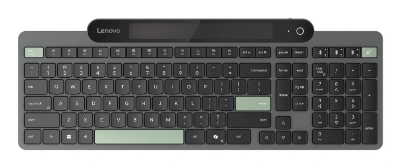 Image of Lenovo 4Y41R69489 keyboard Home/Office Bluetooth US English Black. Gre
