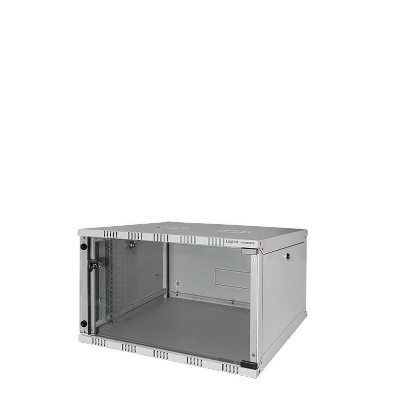 Image of LogiLink W06B54G rack cabinet 6U Wall mounted rack Grey