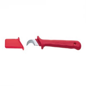 Image of C.K Tools VDE Insulated 25mm Hooked Cable Striping Knife