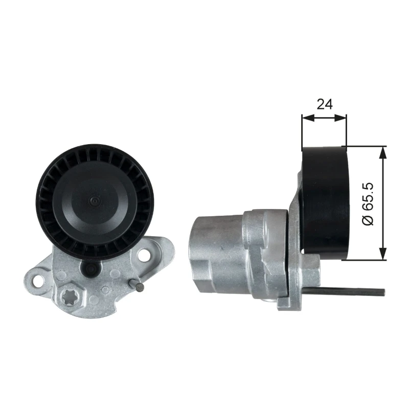 Image of GATES Tensioner pulley GATES T39387