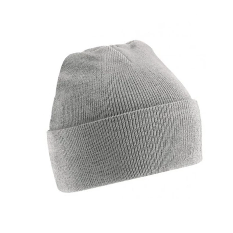 Image of Beechfield Soft Feel Knitted Winter Hat Grey unisex