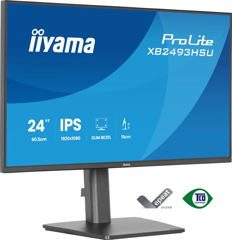 Image of iiyama iiyama ProLite XB2493HSU-B1 computer monitor 60.5cm (23.8") 1920 x 1080 pixels Full HD LED Black XB2493HSU-B1